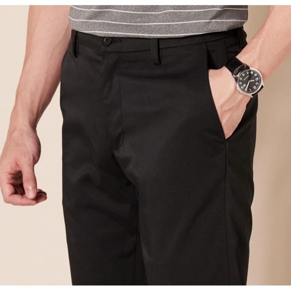 NWT Amazon Essentials Men's Slim-Fit Stretch Golf Pant - Black - Size 30Wx29L - Picture 5 of 13